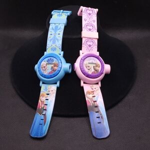 Frozen Themed Kids Watches - Blue and Pink